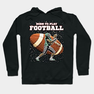 Football Player Athlete Sportsman Hoodie